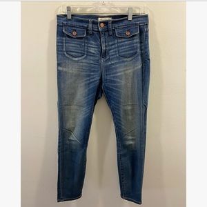 Madewell high-rise crop jeans